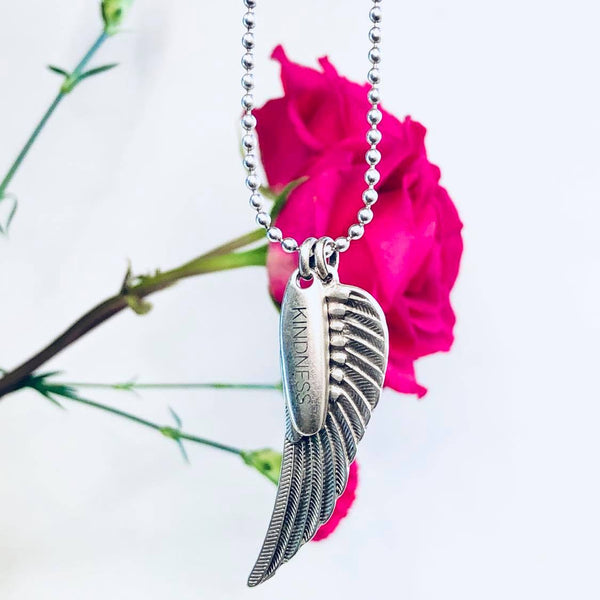 Angel Necklace with Kindness Tag