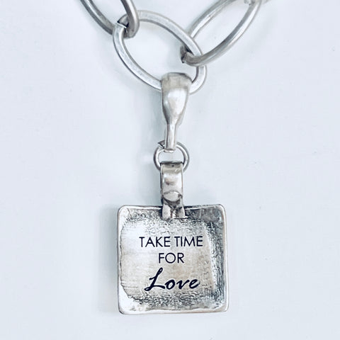 Take Time For LOVE  / Bold Chain Necklace