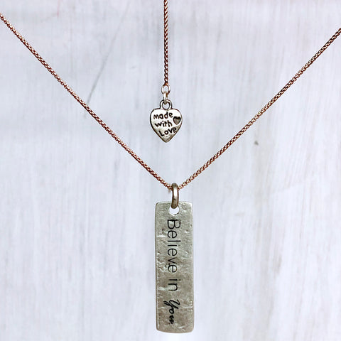 Energy Necklace: BELIEVE IN YOU